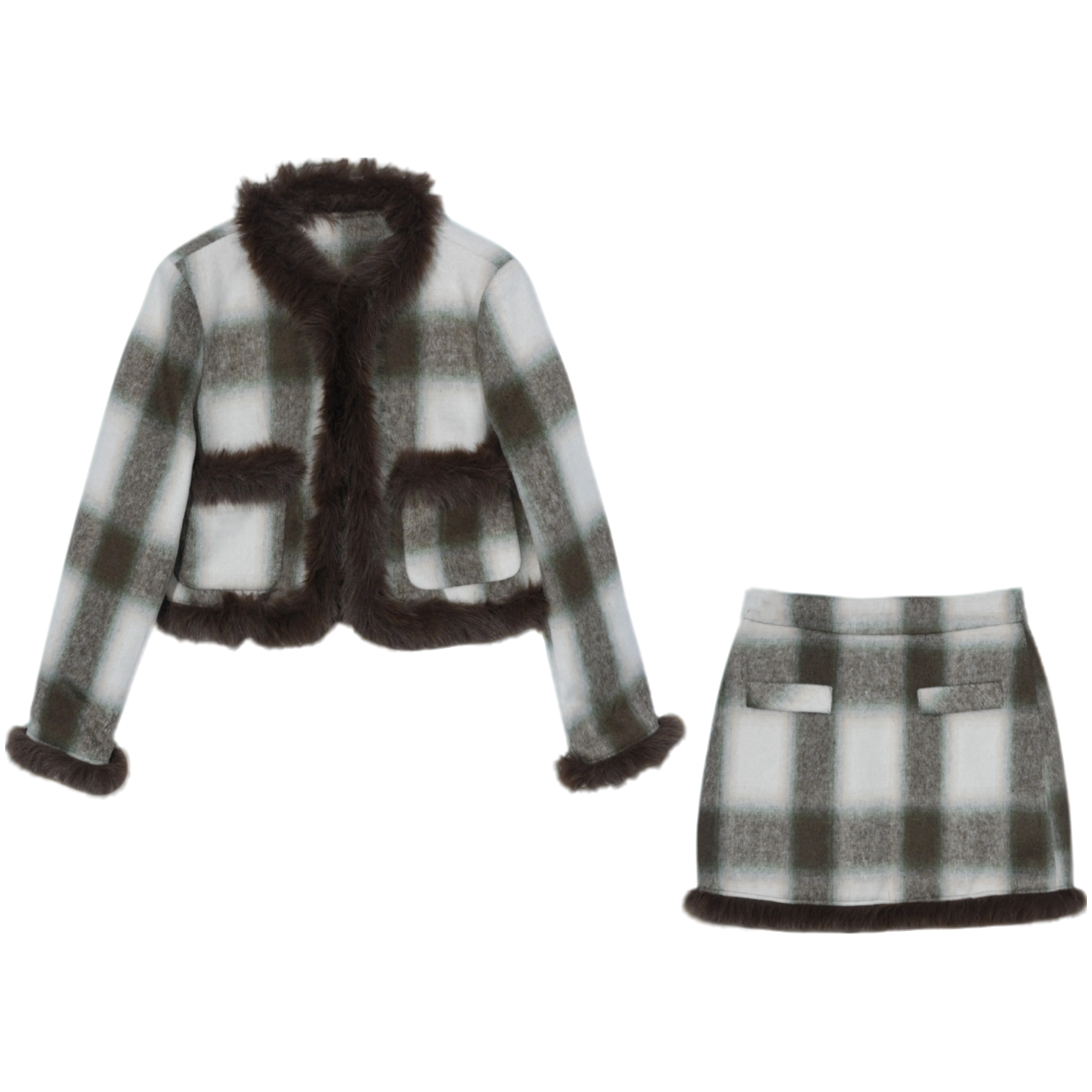 【小依专享】女士显瘦气质时尚轻奢套装D3F58071-8071秋冬冬季女款