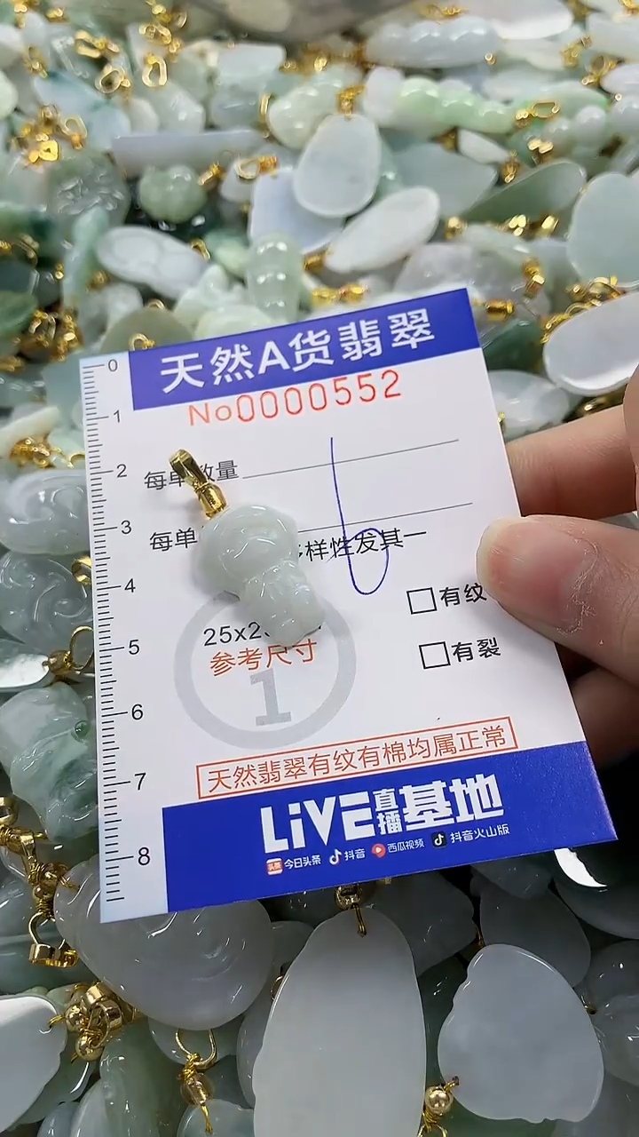 颈饰未镶嵌翡翠纯天然a货翡翠