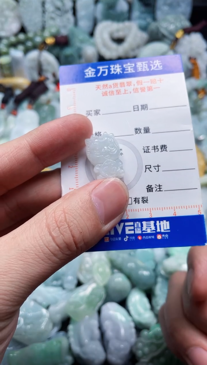 翡翠未镶嵌颈饰天然翡翠a货