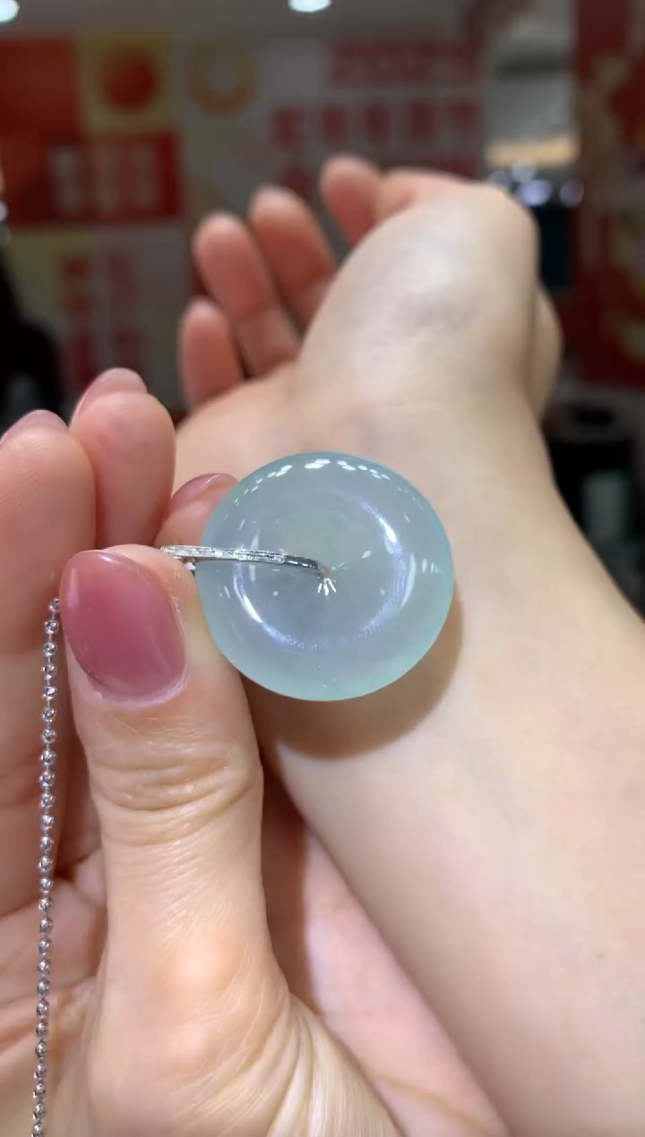 【闪购商品】翡翠颈饰18K金镶嵌|不退不换