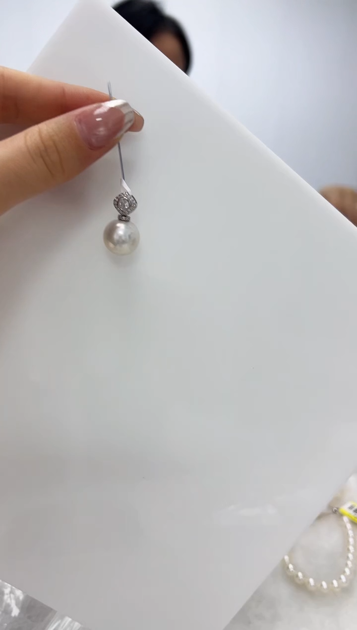 【闪购商品】淡水珍珠DA银S925镶嵌吊坠 B676