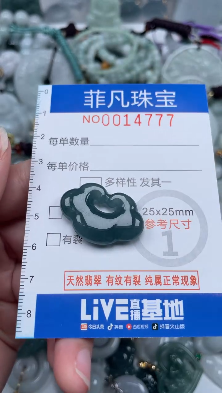 颈饰未镶嵌翡翠14777
