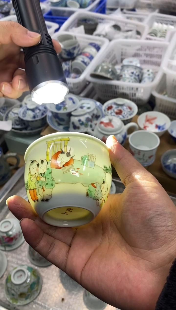 摆件陶景德陶瓷茶具容量约80