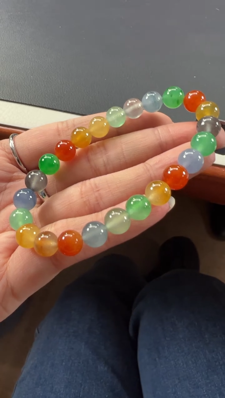 未镶嵌手串翡翠.****.A272|168000