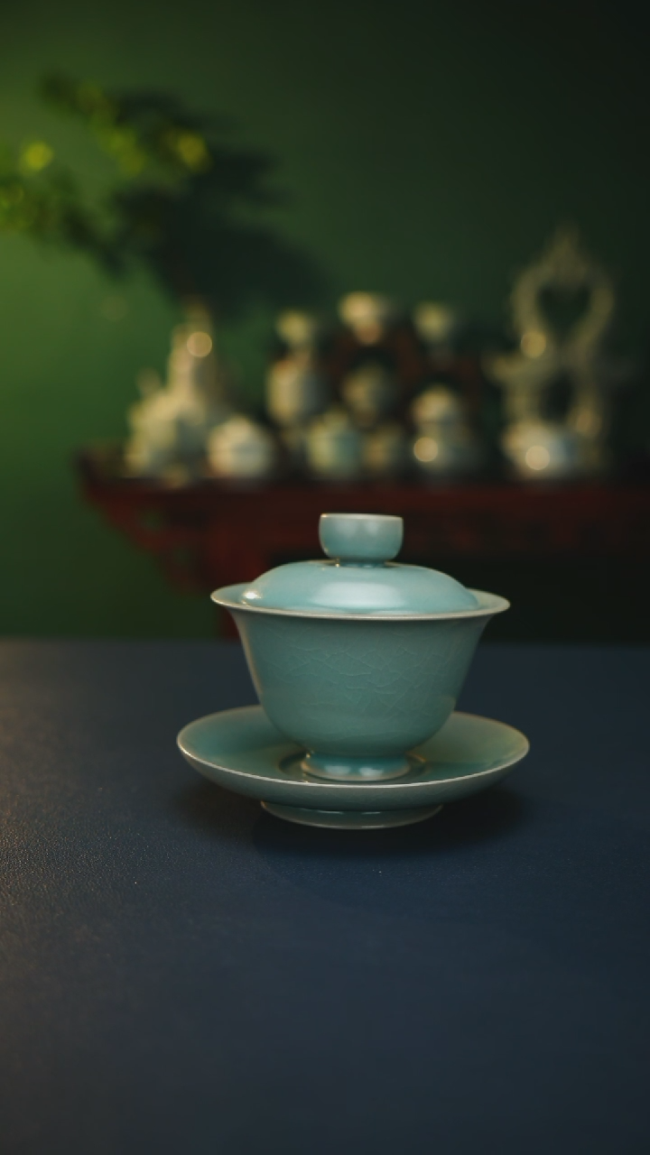 【闪购商品】杯元宝三才盖碗大暇新年福利