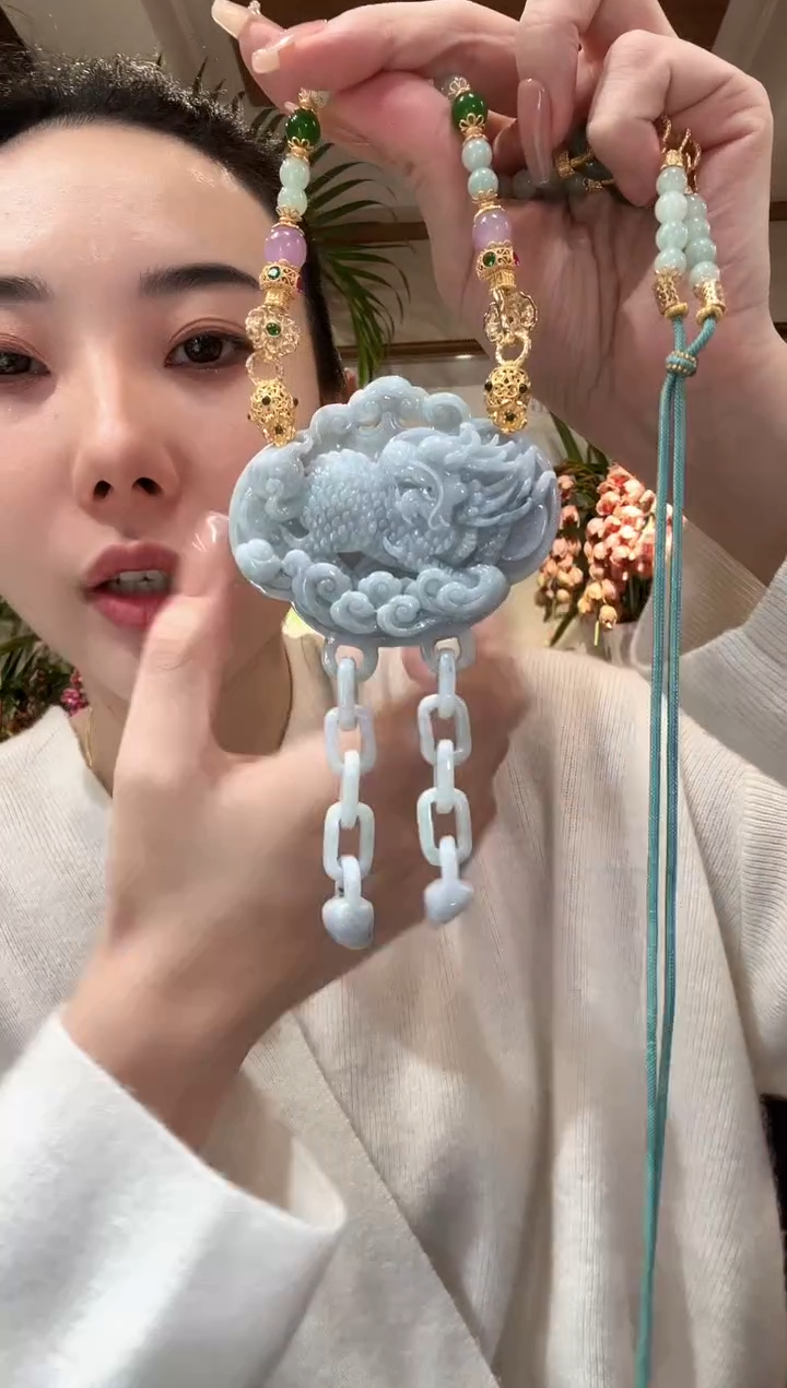 【闪购商品】翡翠颈饰未镶嵌国风