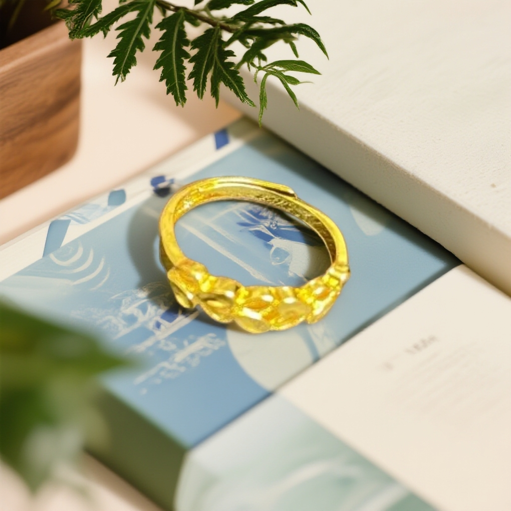  H71典藏级高奢珍宝心心相印麦穗时尚戒指（送礼盒）