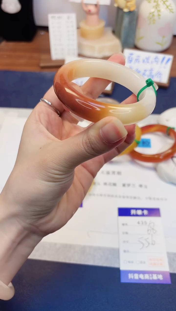 【闪购商品】石英质玉手镯未镶嵌435-财气镯-圈口55