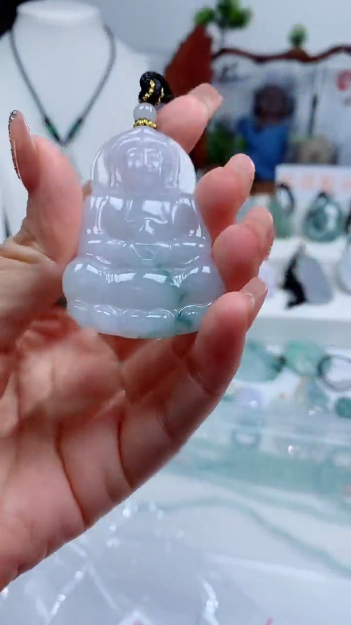 翡翠未镶嵌颈饰吊坠