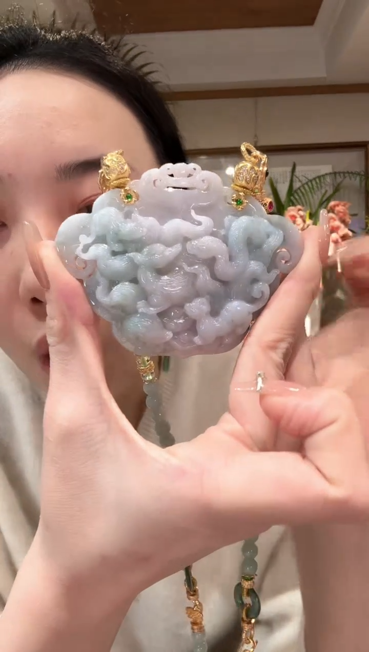 【闪购商品】翡翠颈饰未镶嵌国风