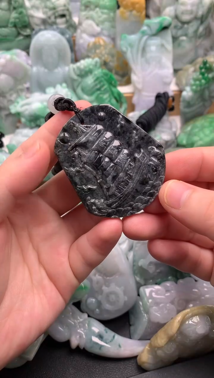 吊坠(不含链)未镶嵌翡翠1