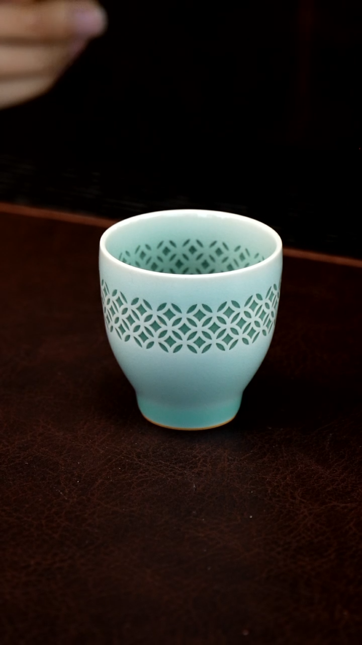 青瓷手工茶器包邮