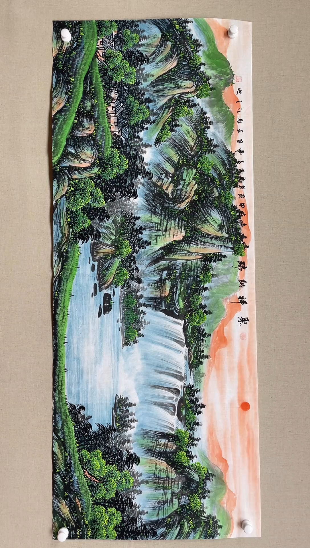国画180*68 李金华李金华李金华李金华