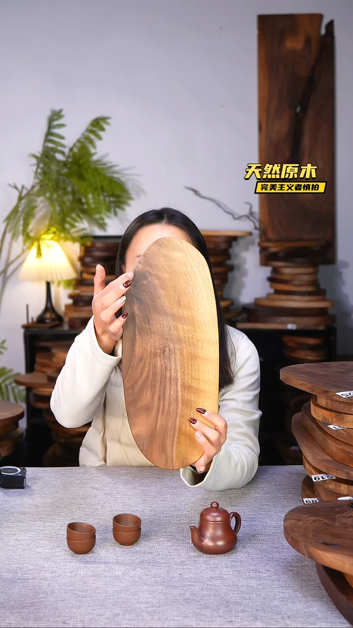 木北美黑胡桃原木.干裂疤结不属于商品质量问题完美主义者慎拍