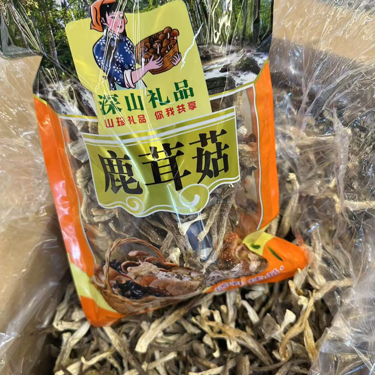 干爽鹿茸菇 脆脆菇 200g 煲汤炒香