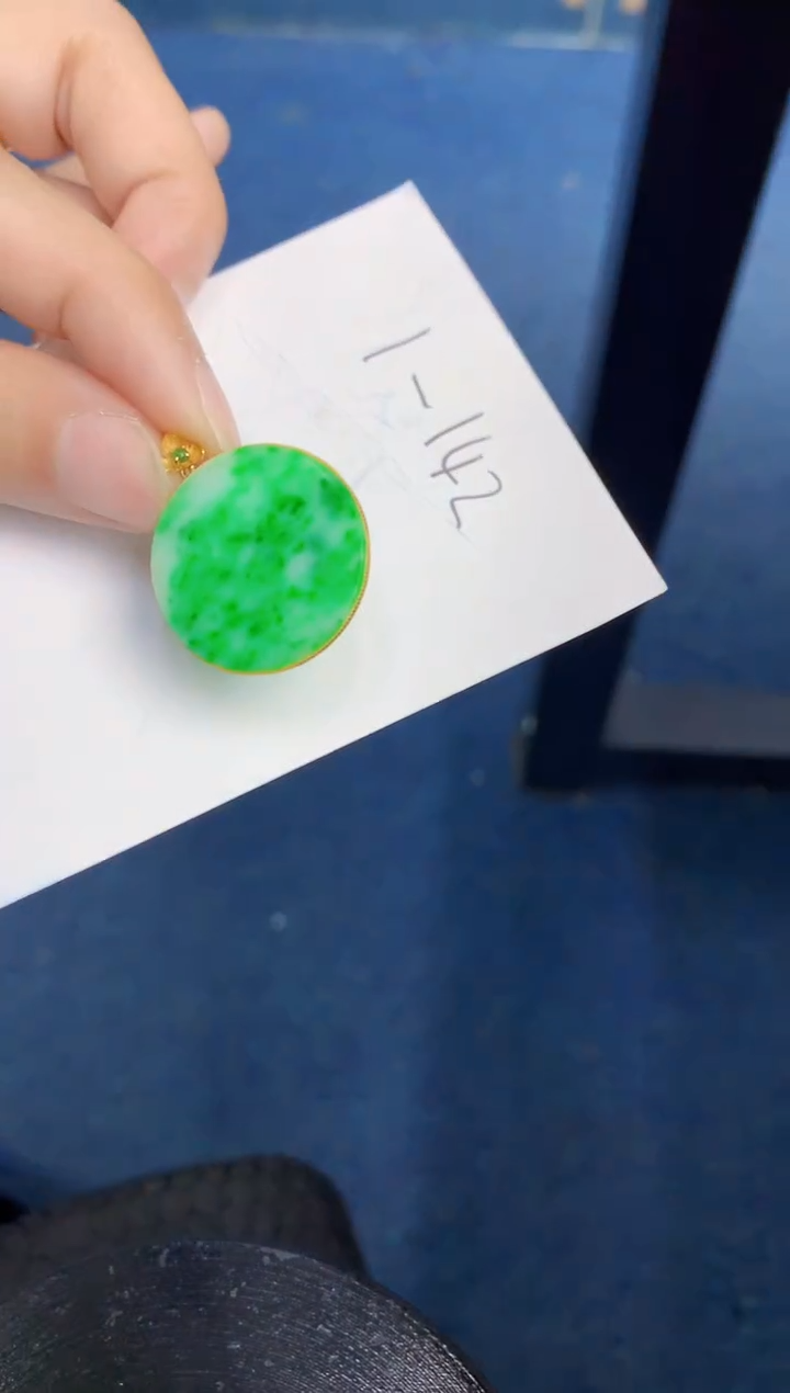 【闪购商品】翡翠颈饰18K金镶嵌000000000