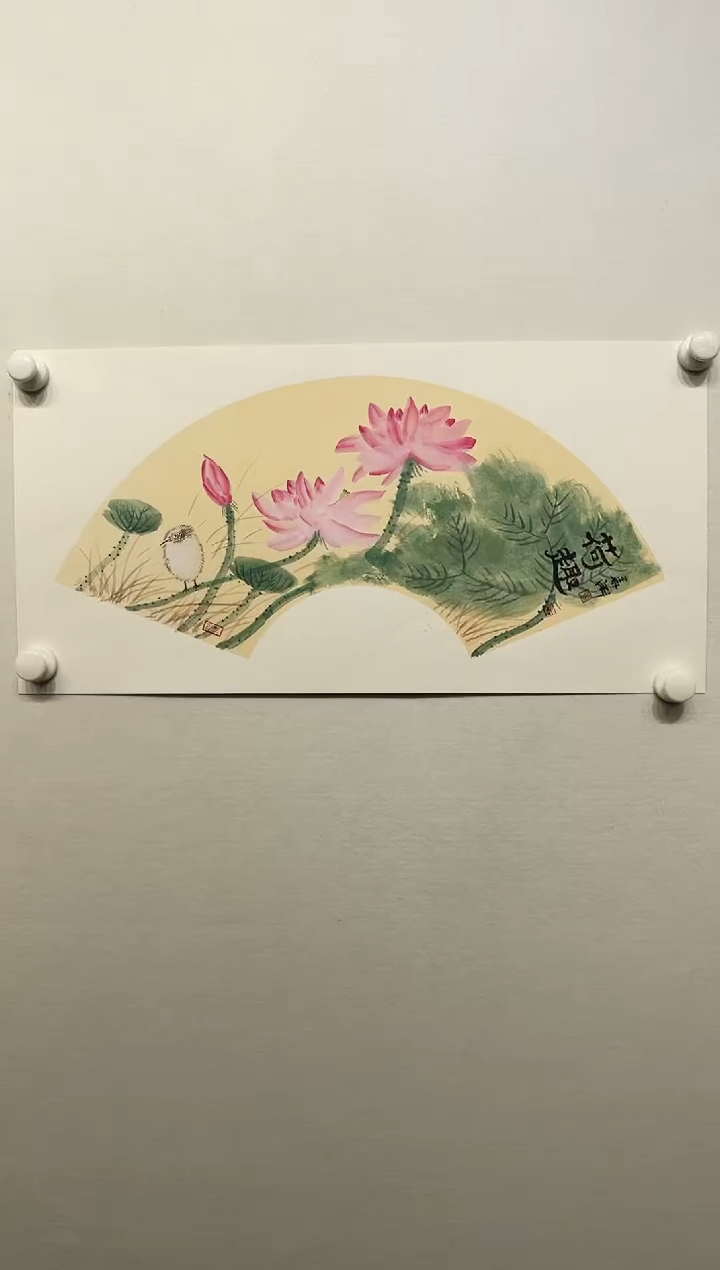 书法y郭华卫1.5平尺花鸟作品