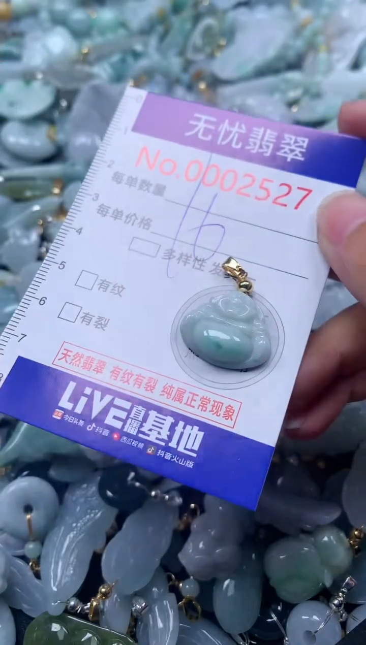 翡翠未镶嵌吊坠(不含链)2527