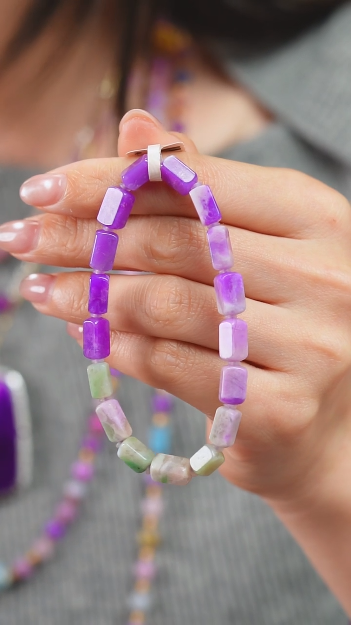 苏纪石（舒俱来）未镶嵌手串53