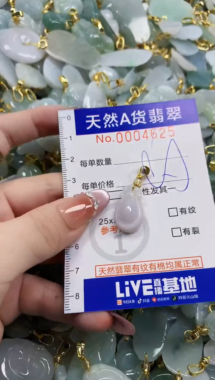 颈饰未镶嵌翡翠天然A货翡翠