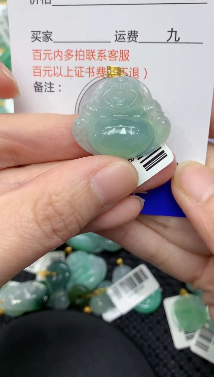 【闪购商品】翡翠颈饰18K金镶嵌11111111