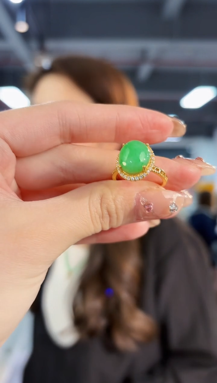 【闪购商品】翡翠戒指未镶嵌缅料A货/支持复检/一件