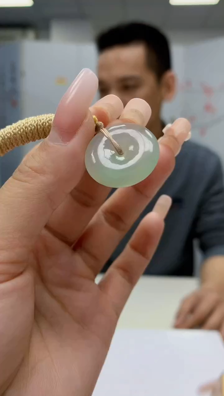 【闪购商品】翡翠颈饰未镶嵌3916lr-jj挂件90