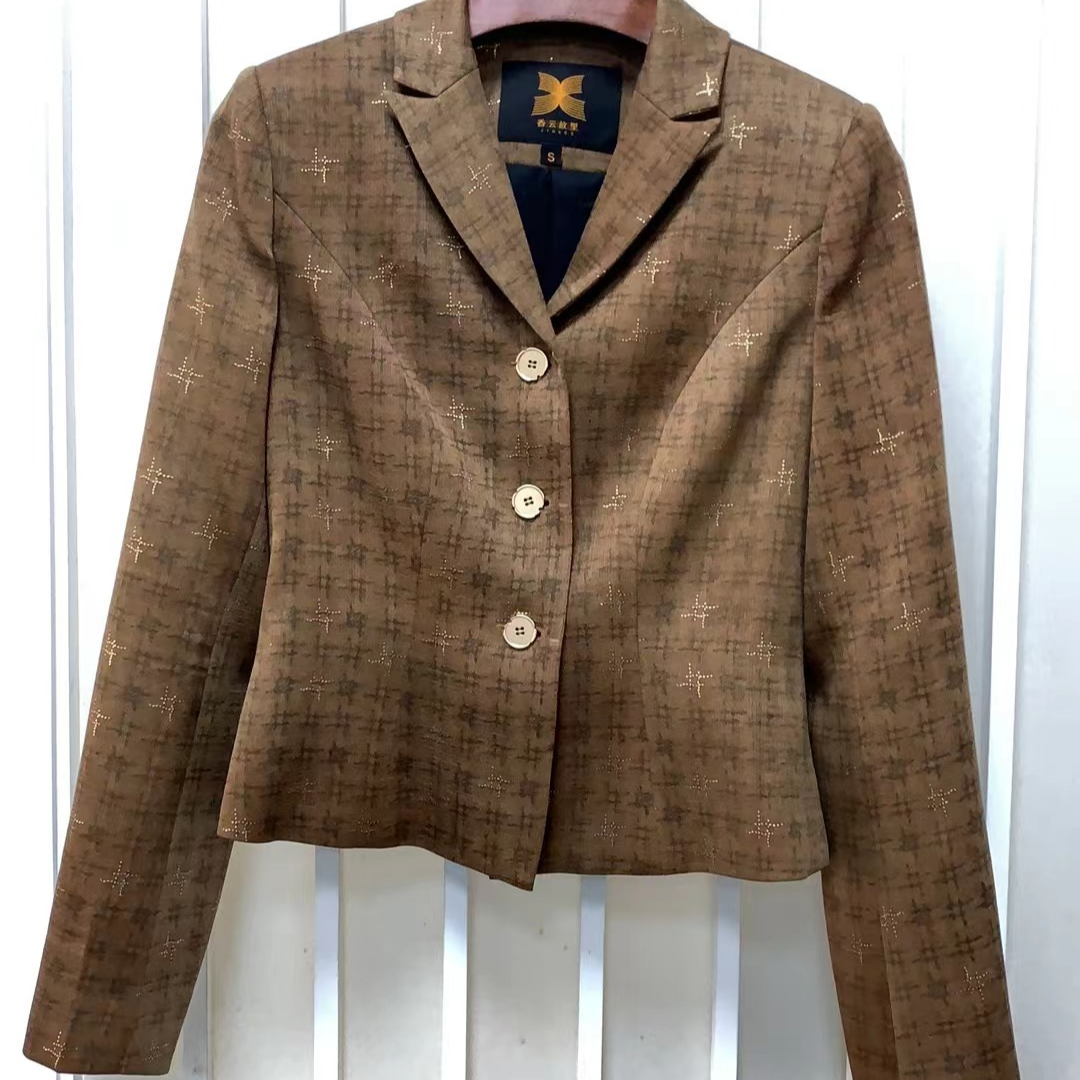 XB23B烫金西装上衣