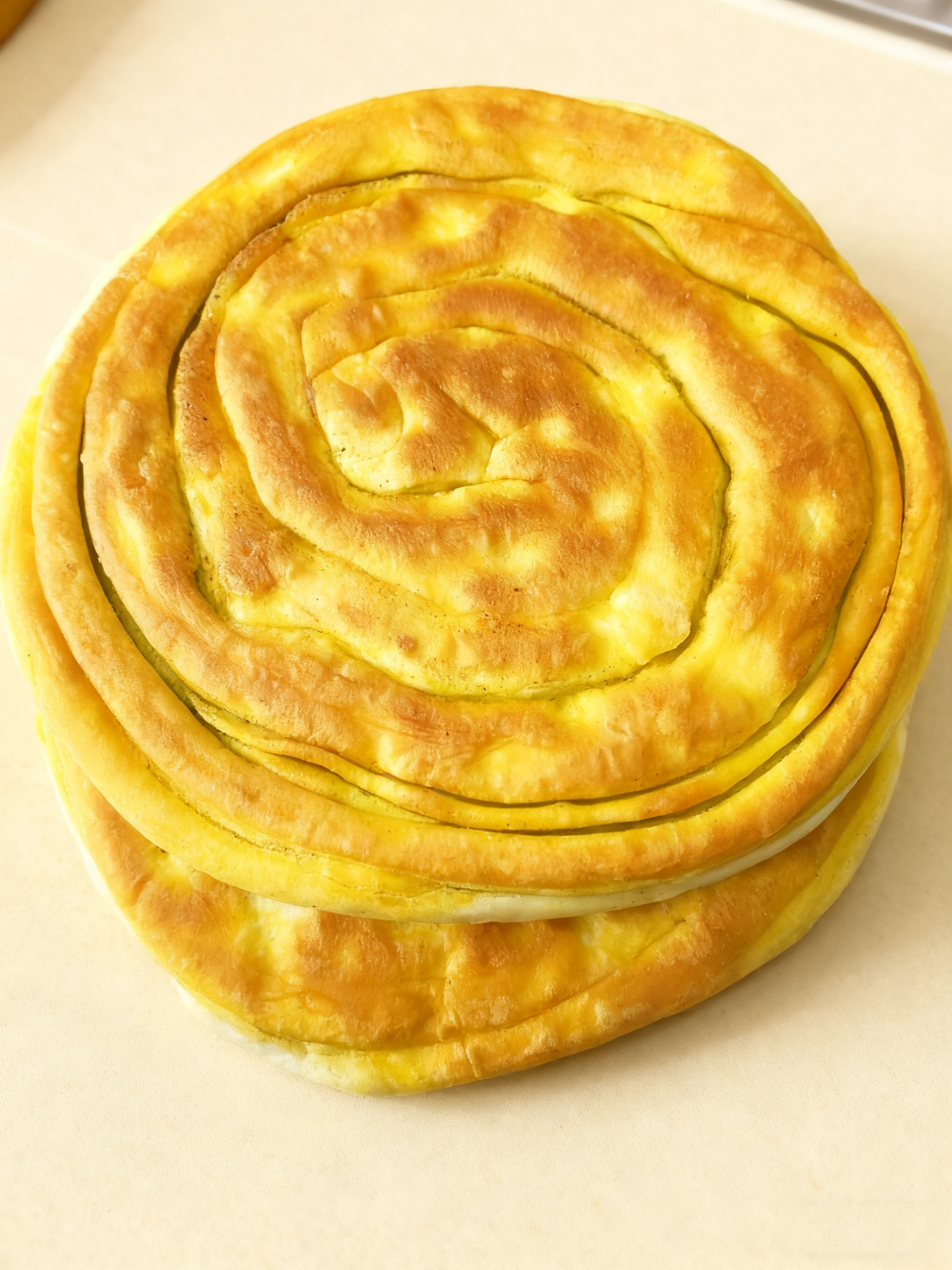 西北清真油锅盔五香油馍甘肃油锅盔