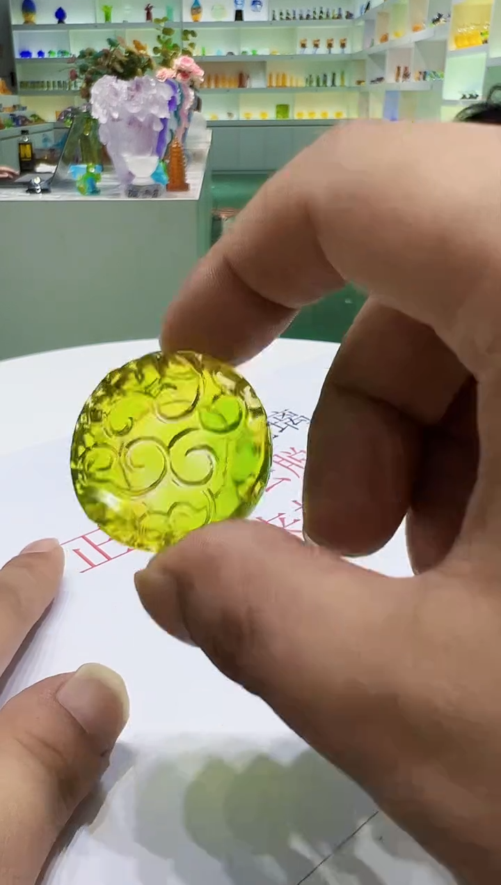 琉璃手工艺品古法脱蜡琉璃摆件