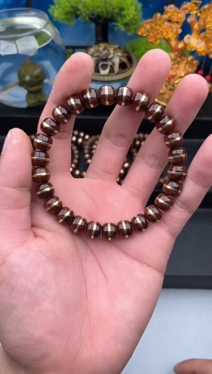 紫金鼠手串紫金鼠一线天二代10号