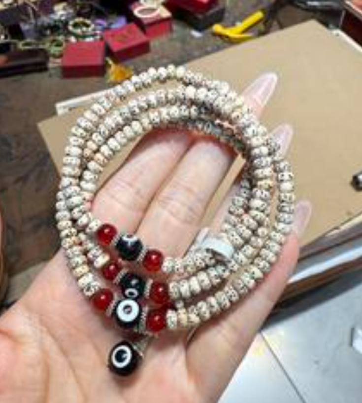 星月四圈手串无礼盒S1506