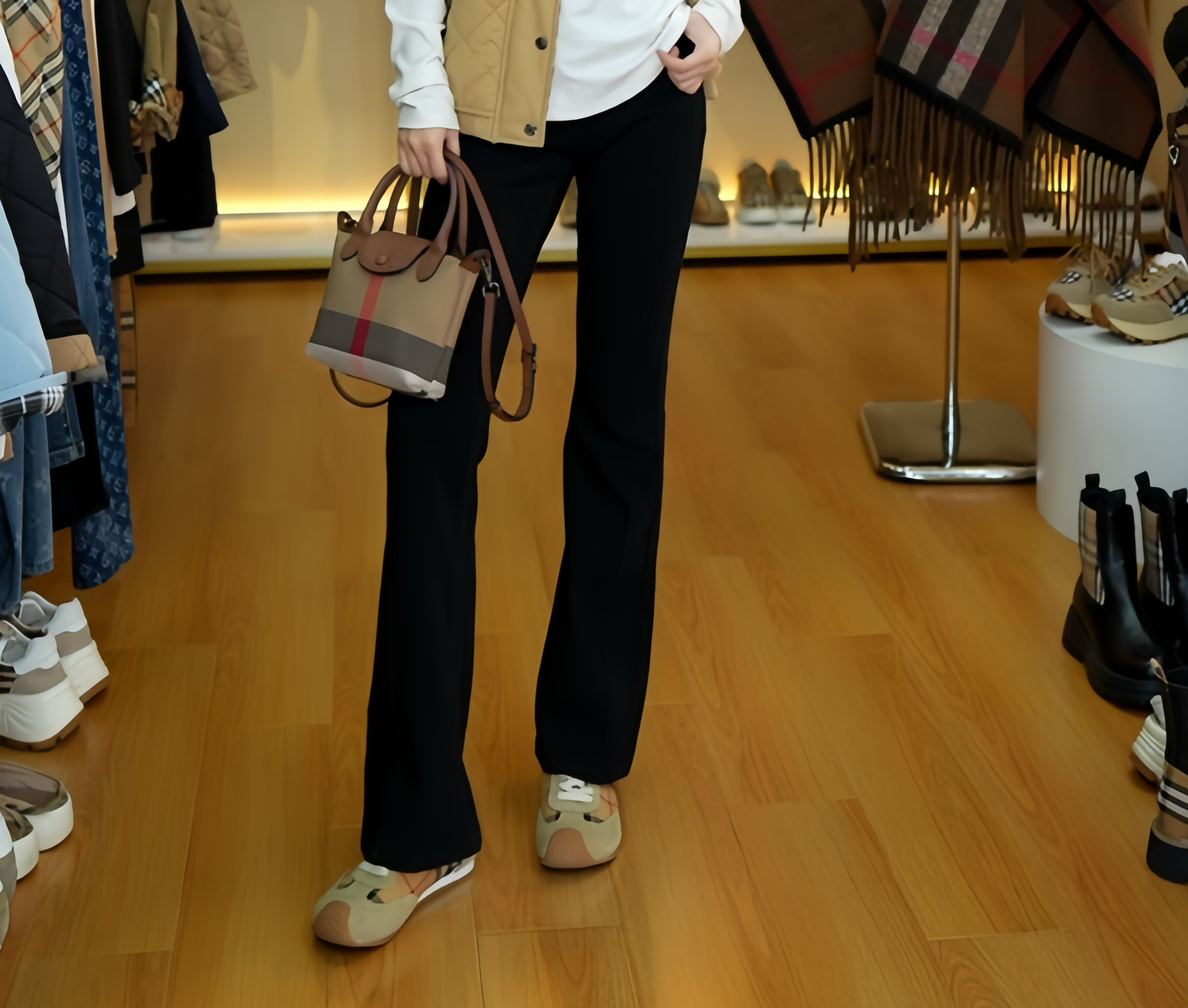 【037】超柔软四面弹微喇+加绒牛仔裤