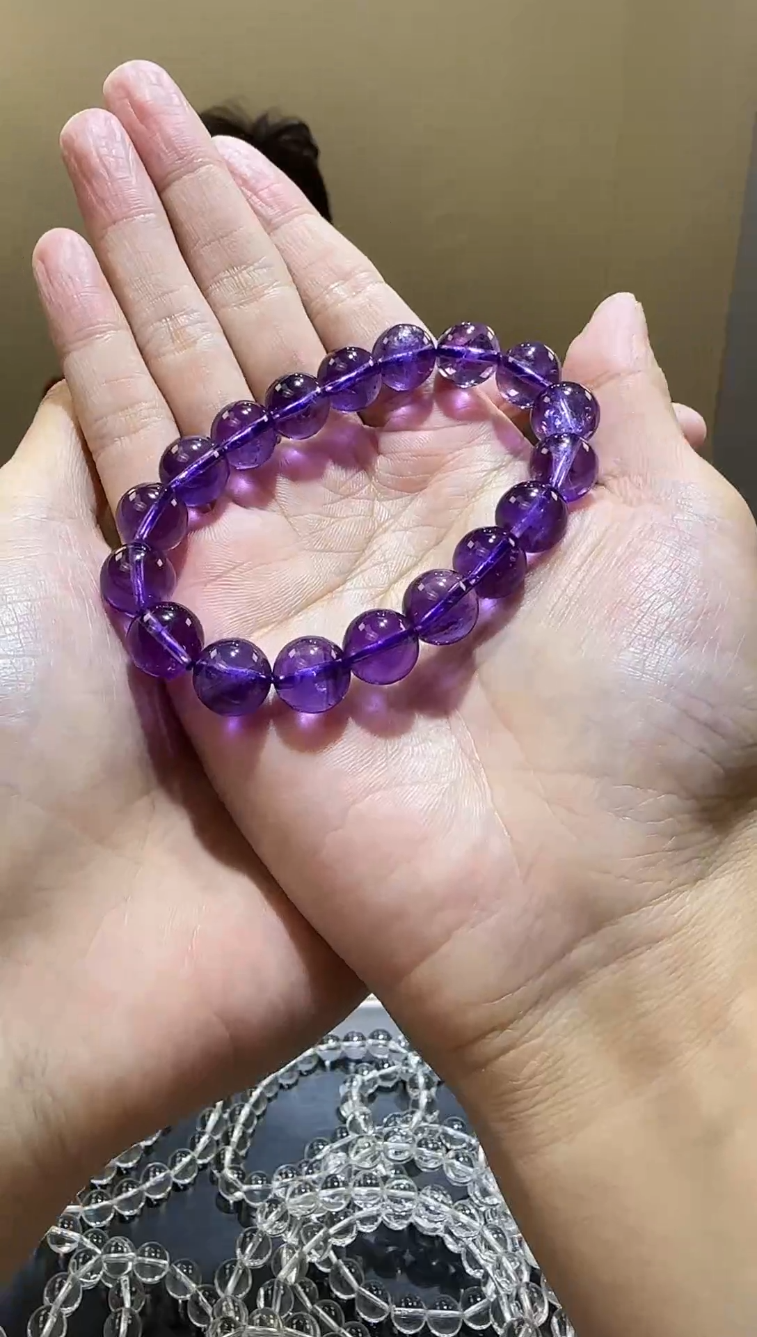 【闪购商品】水晶手链未镶嵌乌拉圭紫水晶11