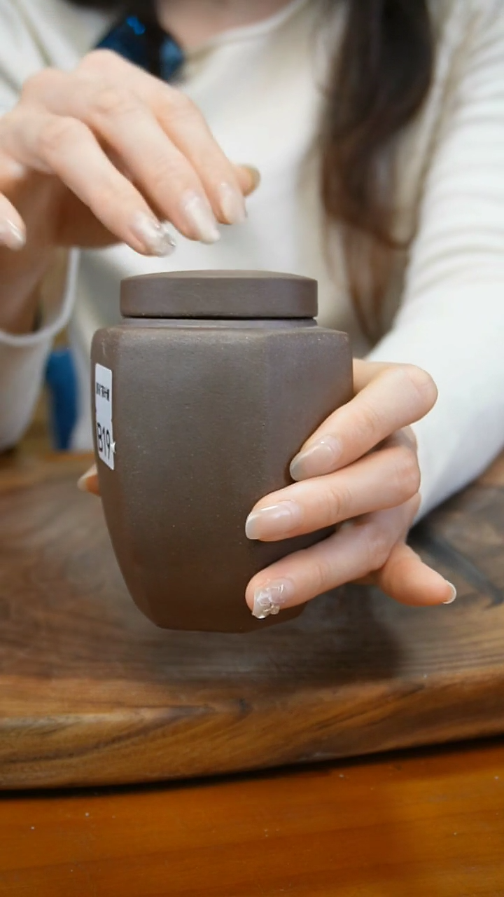 【闪购商品】B19茶叶罐磨砂感老岩泥茶壶