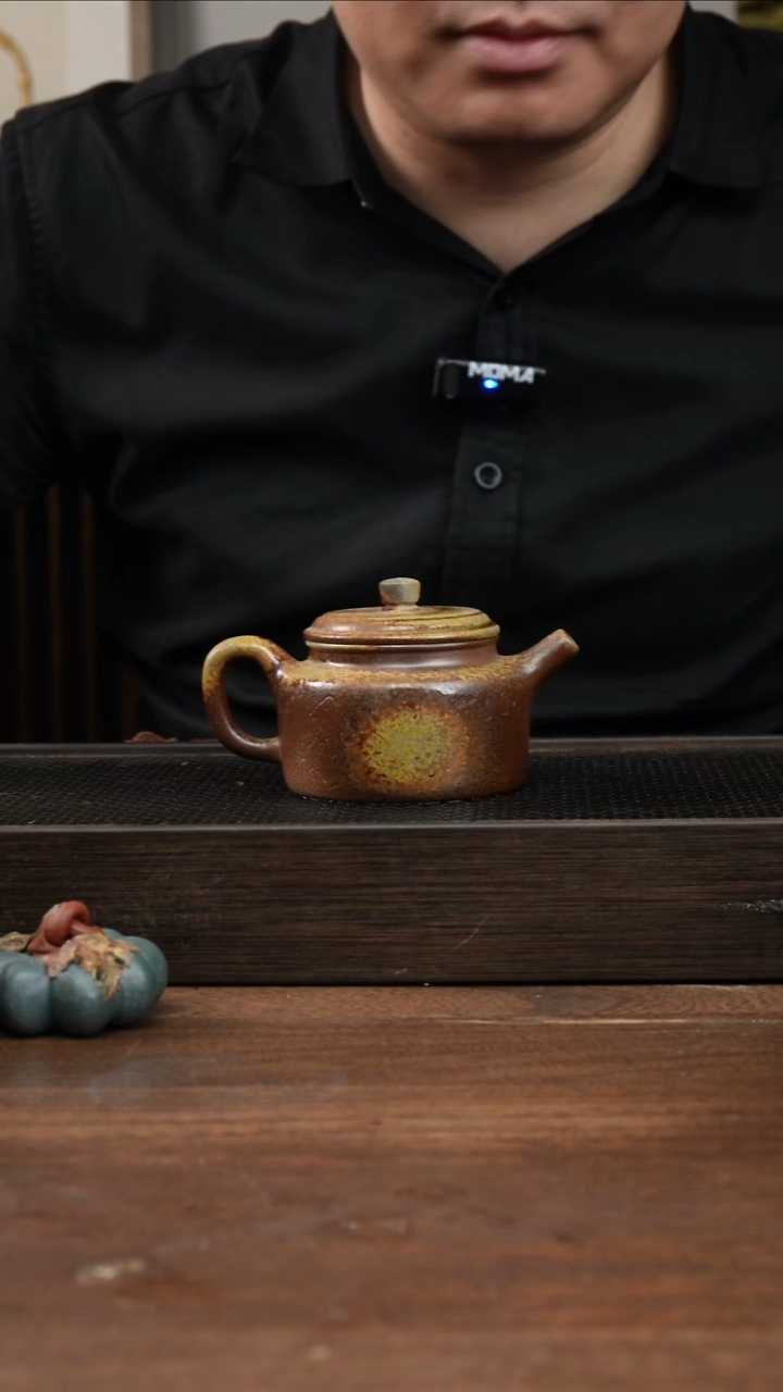 茶杯紫砂柴烧德钟     刻绘   200CC  