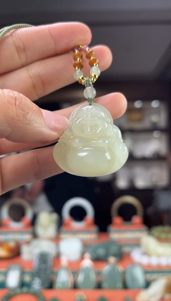 【闪购商品】和田玉颈饰未镶嵌佩佩35mm左右