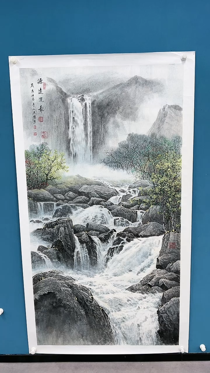 【闪购商品】国画2.26-甄选-王夫怀-6尺红原-99