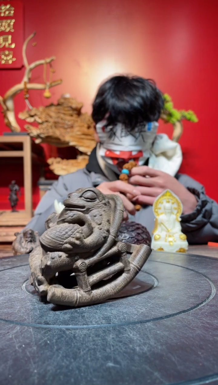 【闪购商品】风车木（黑檀木）其他(直播推荐)     大青蛙