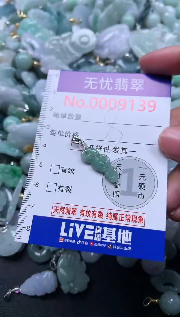 颈饰未镶嵌翡翠9139