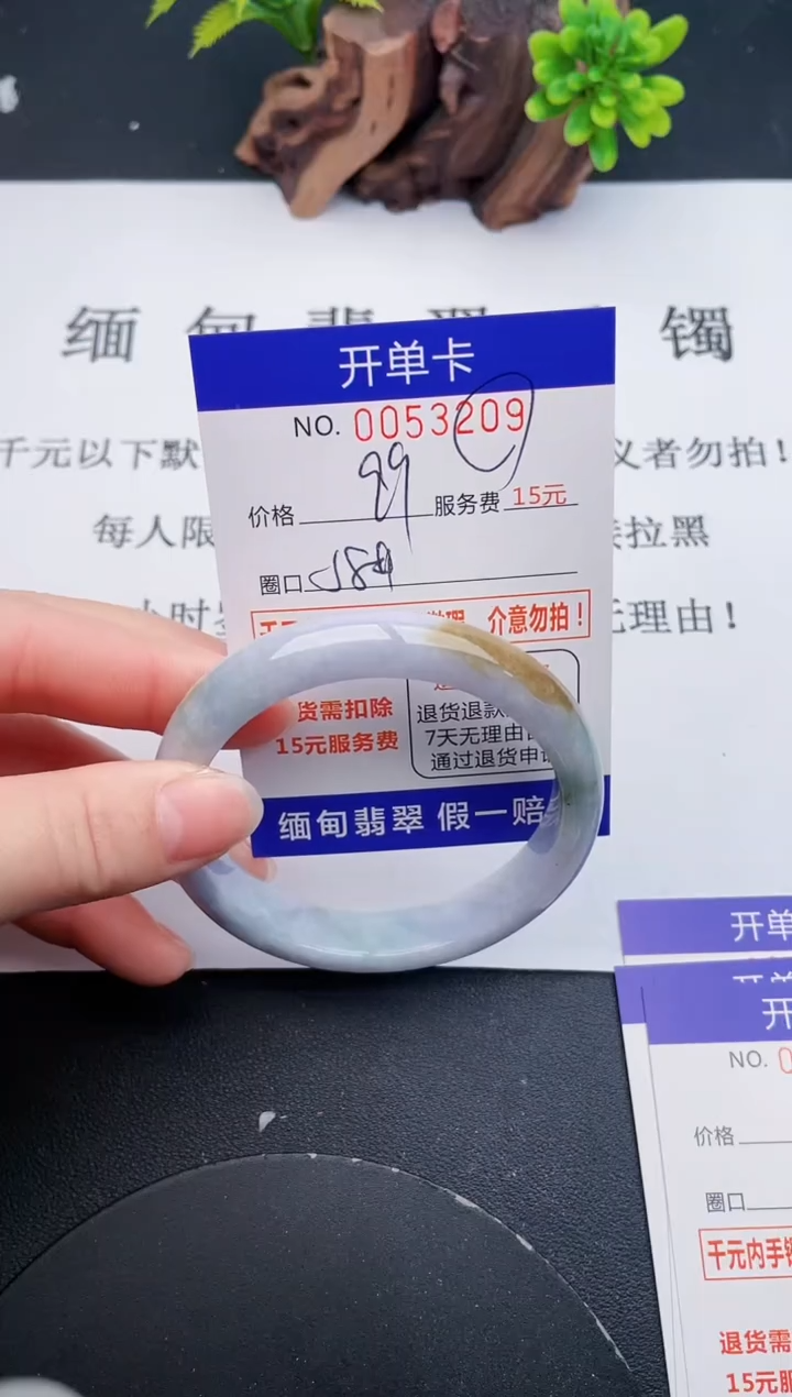 【闪购商品】翡翠手镯未镶嵌09天然翡翠A货