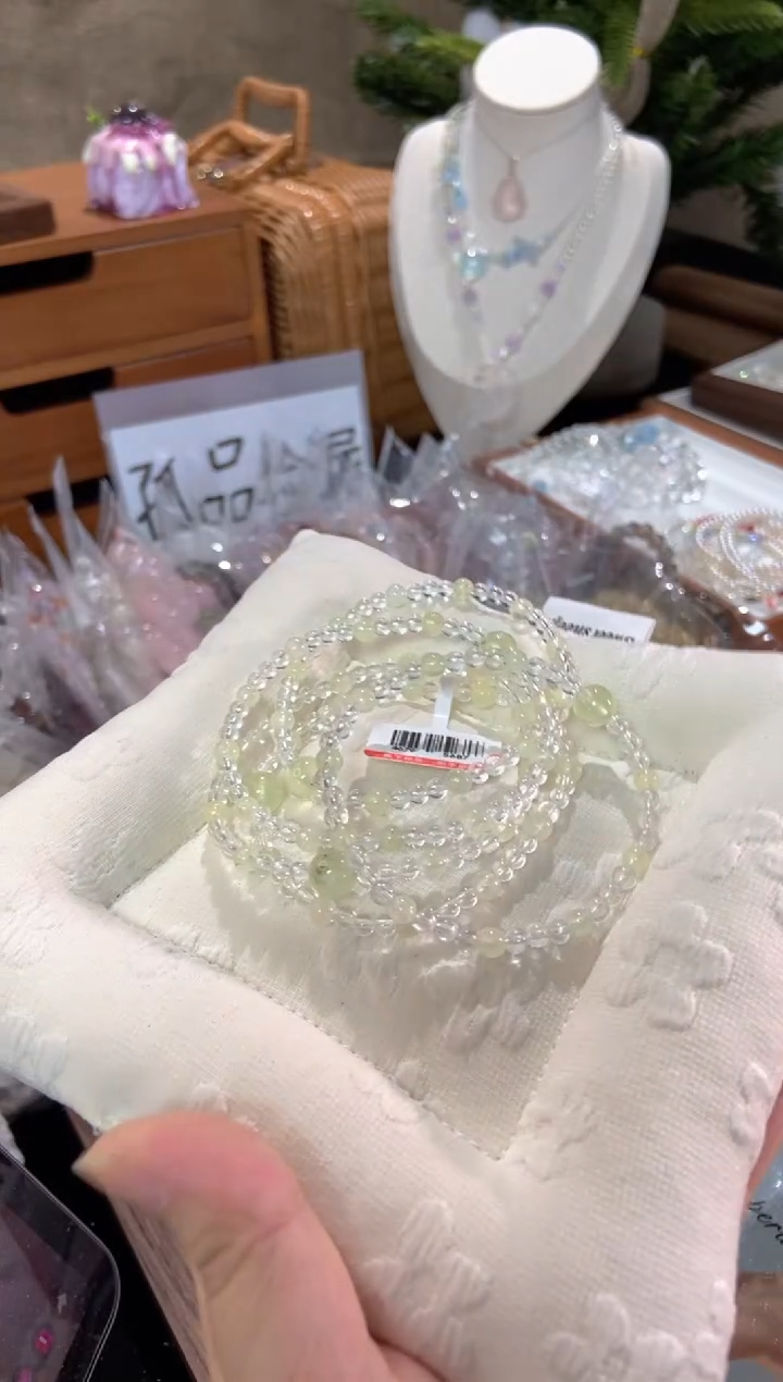 未镶嵌手串水晶孤品捡漏均匀瑕疵介意勿拍