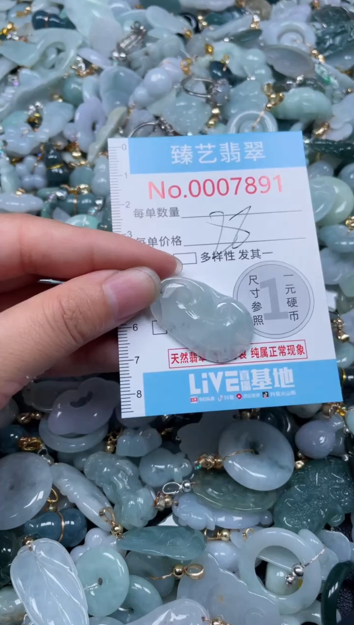 颈饰未镶嵌翡翠7891