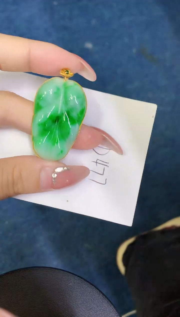 【闪购商品】翡翠颈饰18K金镶嵌000000000000