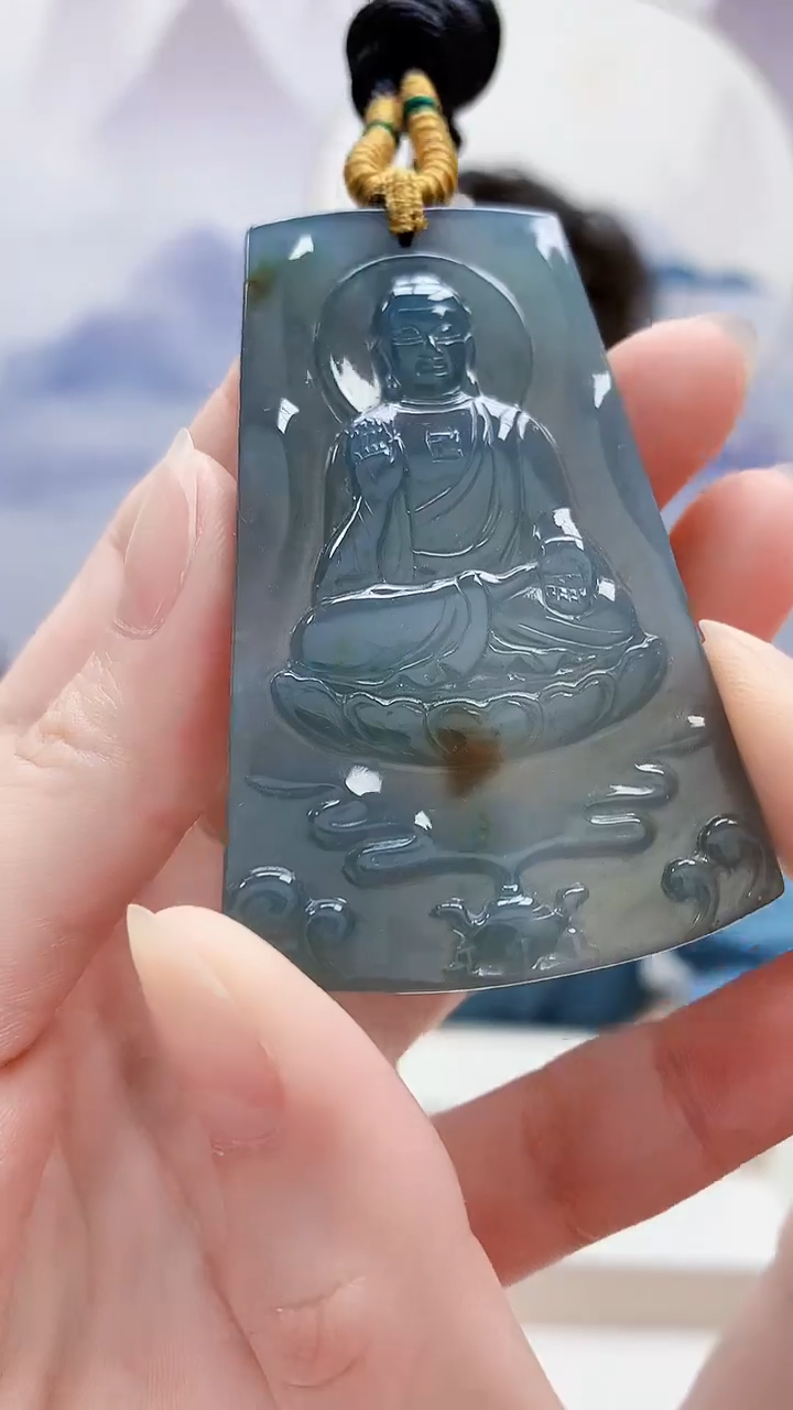 未镶嵌定制翡翠5175ry-毛货挂件55