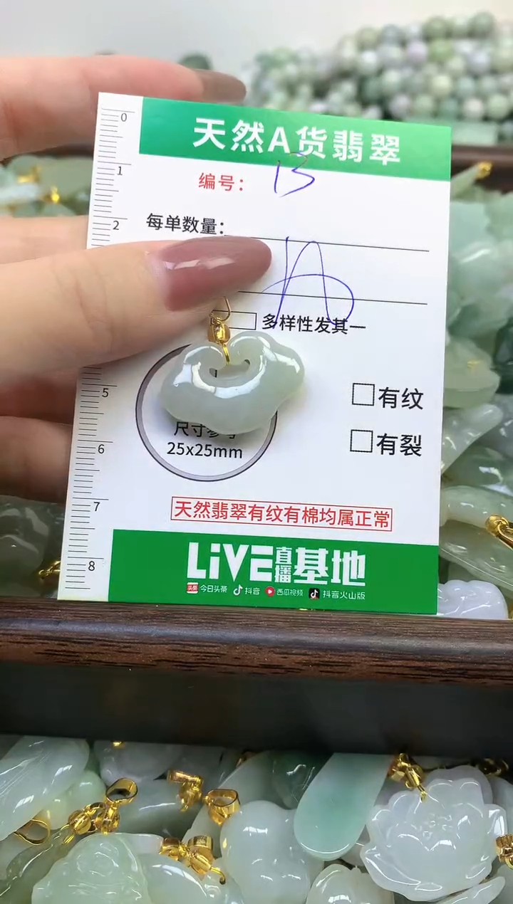 颈饰未镶嵌翡翠纯天然缅甸A货翡翠