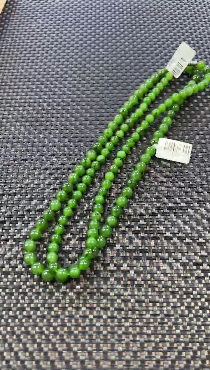 和田玉未镶嵌项链 约7mm+ （多样性发一件）651