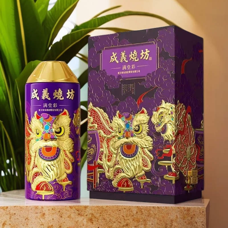 成義烧坊满堂彩酱香型白酒53度500ml