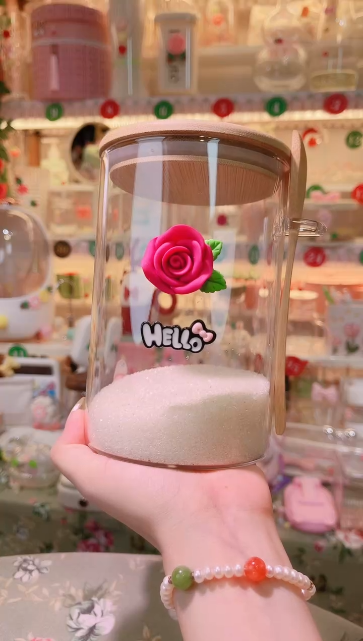 其他品质好发货快放心拍！玫瑰花白糖罐