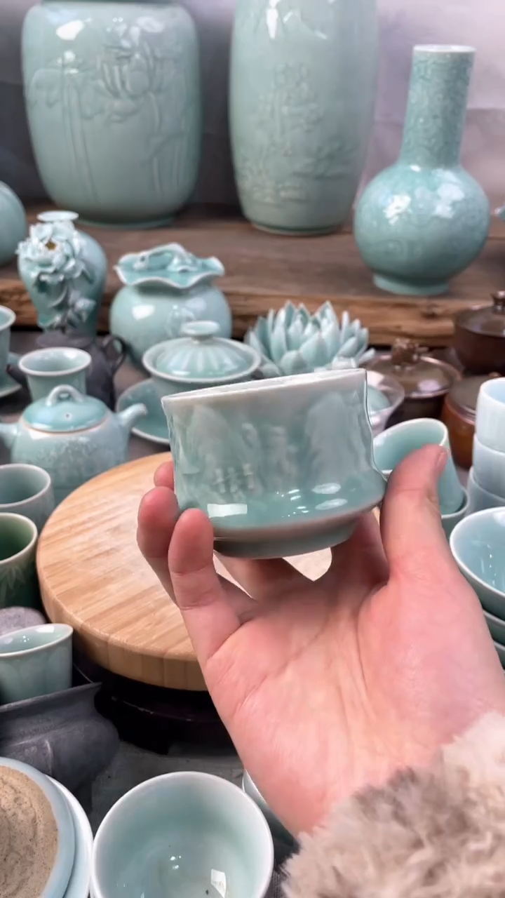 【闪购商品】福利款 慧仙青瓷 瓷器 主人杯